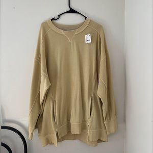 Butter Yellow Free People Movement Sweatshirt